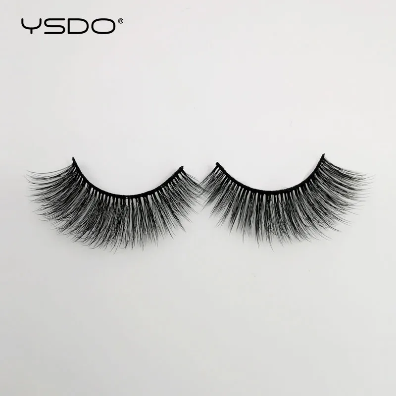 YSDO 3 пар/Лот норки ненатуральные искусственные тонкие накладные ресницы Крылатый