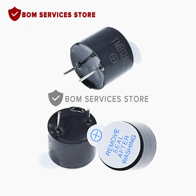 

Brand new 10pcs 5v Active Buzzer Magnetic Long Continous Beep Tone 12*9.5mm