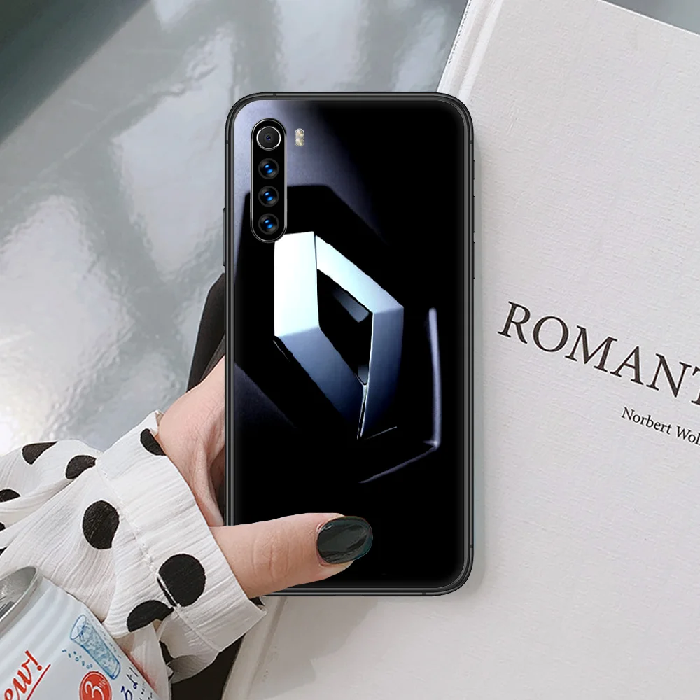 

Renault S.A luxury sport car Phone Case For XIAOMI Redmi Note 3 4 5 6 7 8 9 Pro T S X max black black back luxury funda silicone
