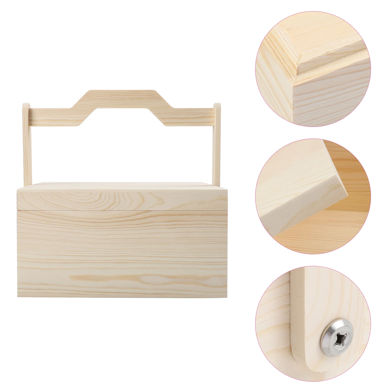 

1 шт., деревянная коробка для хранения всякой всячины