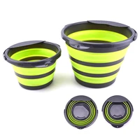 4l10l collapsible bucket portable folding bucket water bucket container multifunctional bucket for travelling household