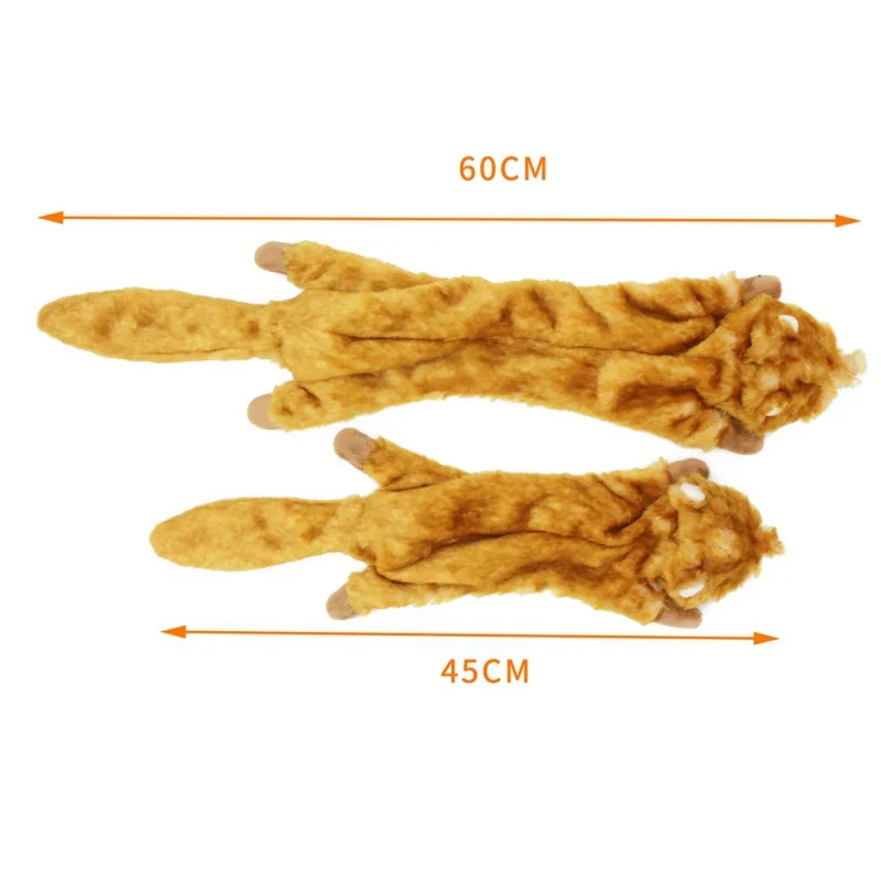 Игрушка-собака плюшевая игрушка собака жевательная пищалка игрушки для домашних