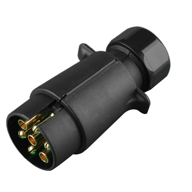 7-контактный сменный пластиковый прицеп фургон буксировочная электрика вилка 12 В