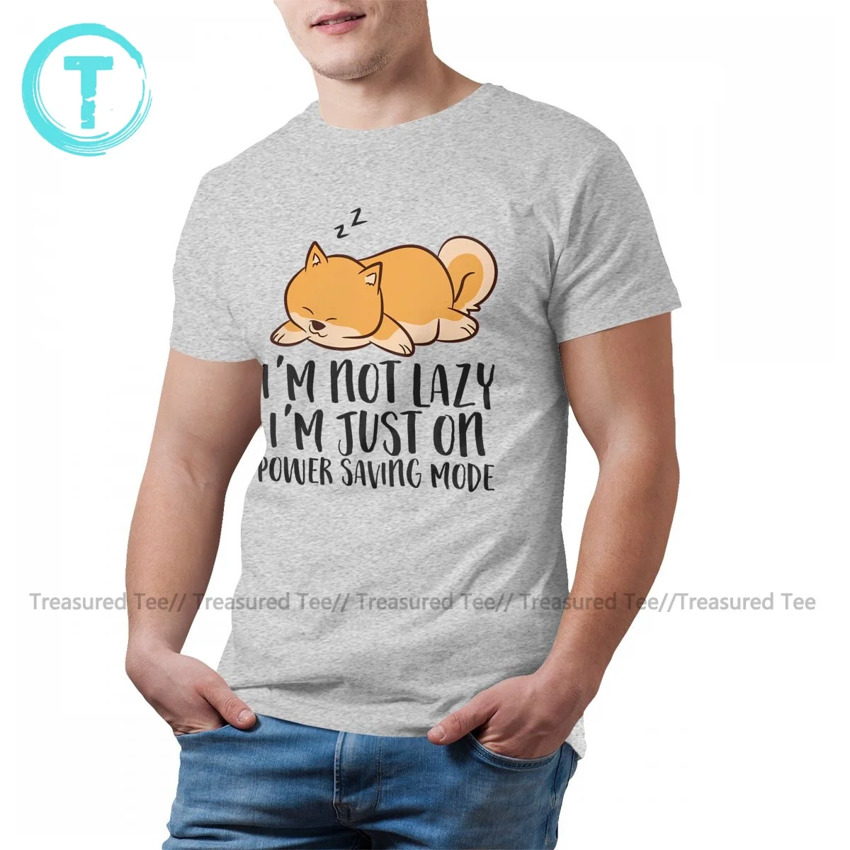 

Футболка мужская, из футболка Inu хлопка, с коротким рукавом, с рисунком, 100
