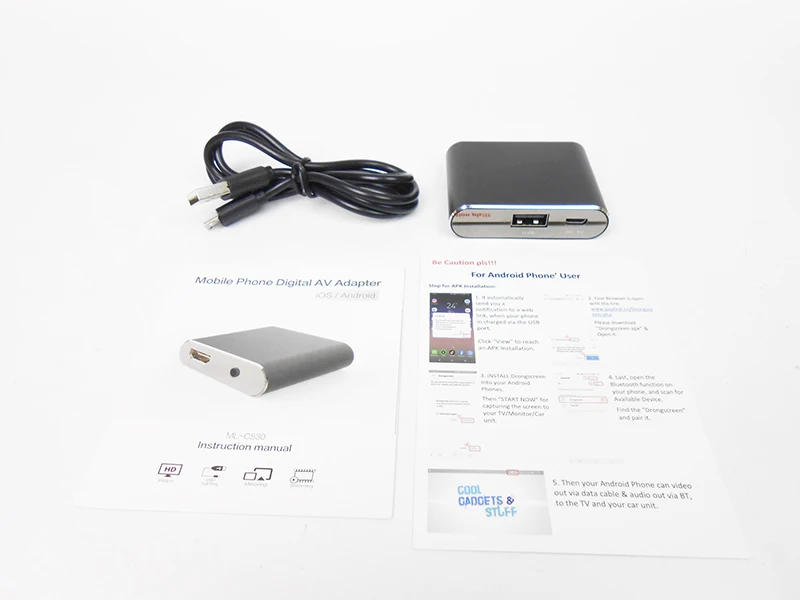 PHYEE Mirrorlink Android iOS ТВ коробка экран зеркальное отображение адаптер MLC530 подключи и играй Bluetooth USB HDMI CVBS для монитора проектора