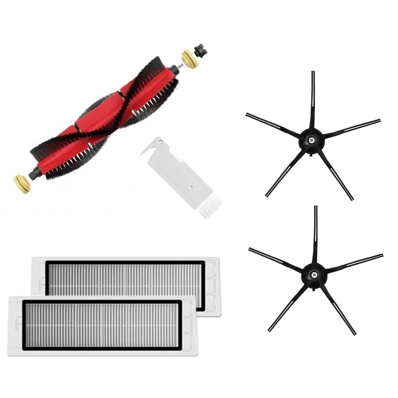 

TOP!-for Xiaomi Roborock S5 MAX Washable Hepa Filter Removable Main Brush Side Brush of Roborock Robotic Vacuum Cleaner
