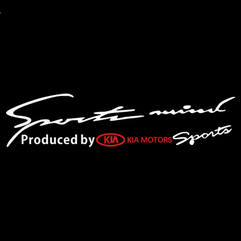 

Reflective Custom Made Sport Car Stickers And Decal Creativity Cover Scratch Bumper Windshield Decoration Accessories PVC30*9cm