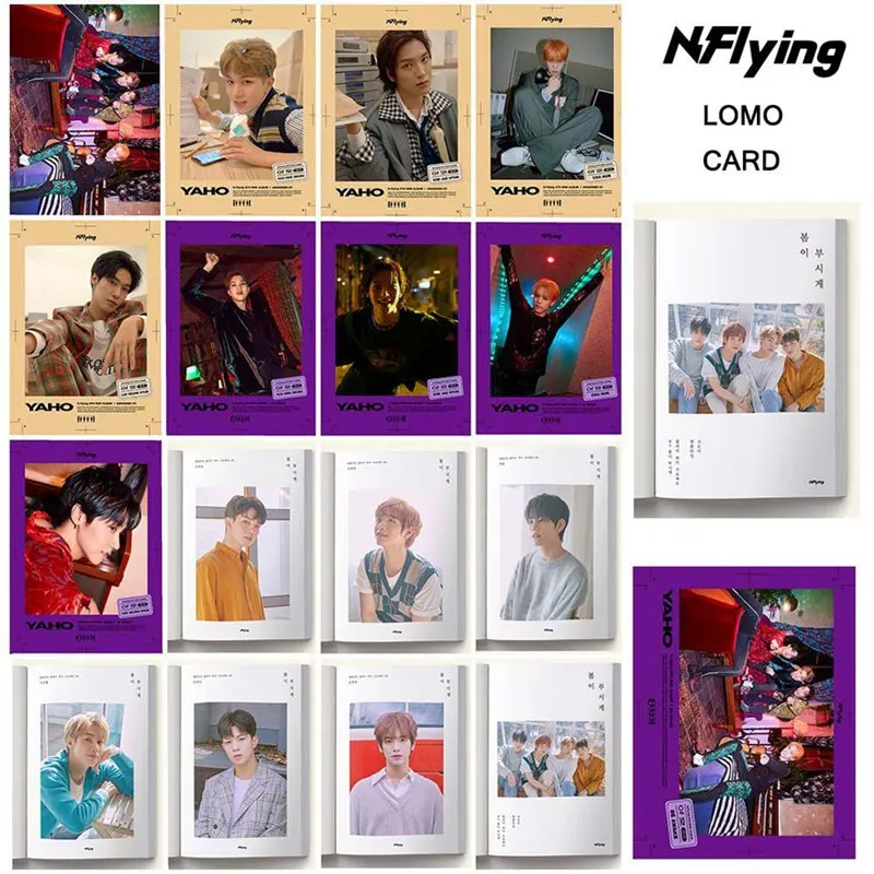 EXO NCTU WJSN Mamamoo NFlying IU STRAY KIDS Paper Lomo Card Photo Poster Photocard Fans Подарочная коллекция