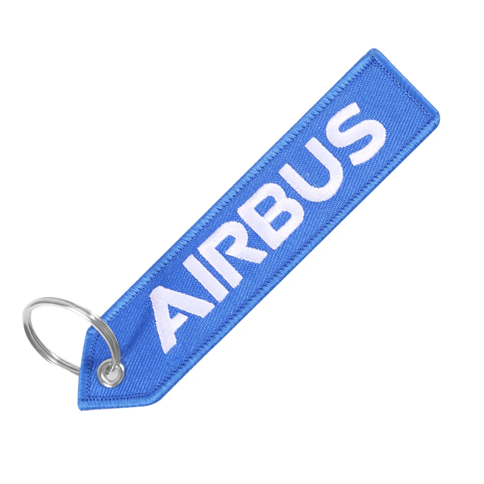 Брелок для ключей с двухсторонней вышивкой авиационный брелок специальными
