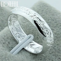 doteffil 925 sterling silver mageweave sculpture ring for wedding engagement party jewelry
