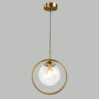 nordic led pendant lamps for home simple glass gold pendant lights pending lighting living room hanging light fixtures luminaire