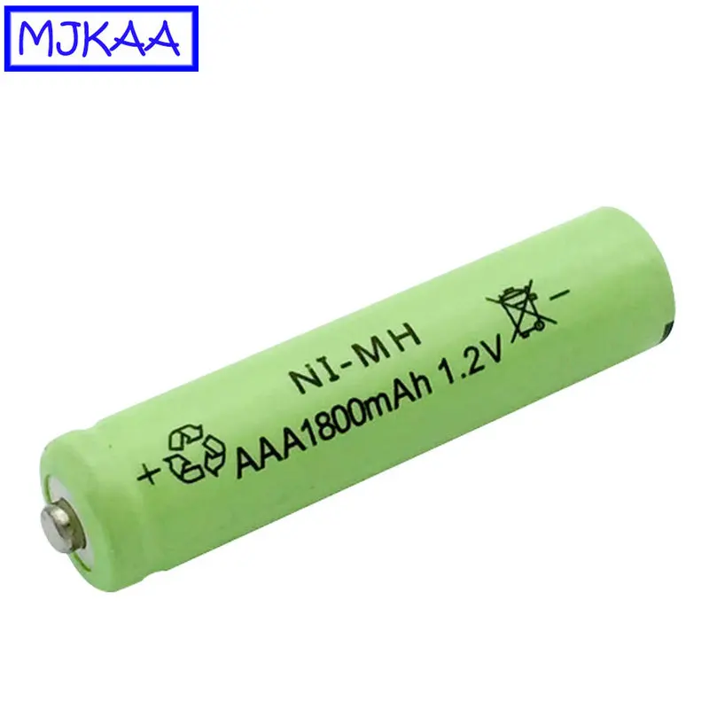 MJKAA 12/20 шт. AAA 1800 мАч 1,2 никель-металл-гидридный аккумулятор с напряжением Перезаряжаемые Батарея 3A Hign качество батареи для пульта дистанционного Управление акумуляторная батарея