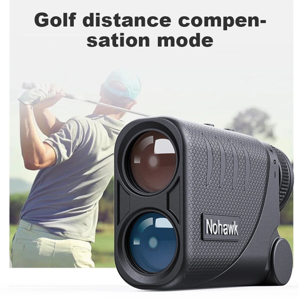 

Golf Rangefinder with Adjustable Slope Golf Sports Rangefinder Outdoor Tape Measure Distance Meter for Hunting Survey Monocular