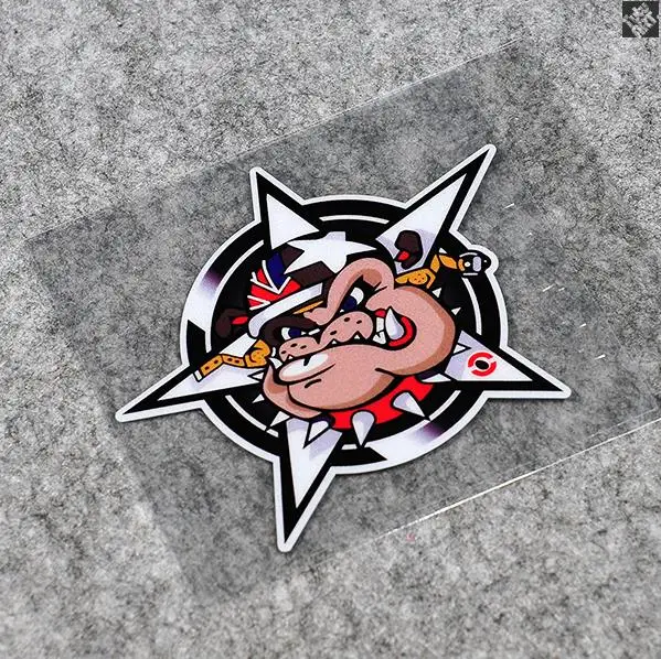 Наклейки для мотоциклов гонок Скотта Реддинга 45 Великобритания бульдог