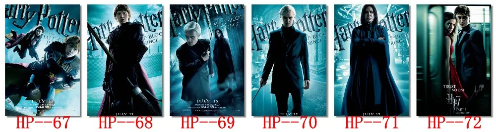 Печать на холсте Наклейка на стену HP6 Драко Малфой плакат Северус Снейп Настенная Наклейка Фреска том Фелтон обои украшение#0641