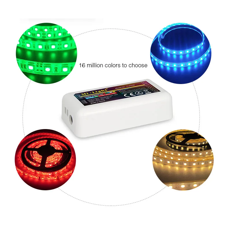Miboxer 2 4G 4 зоны смарт-панель WiFi iBox RGB + CCT/RGBWW светодиодный светильник-контроллер