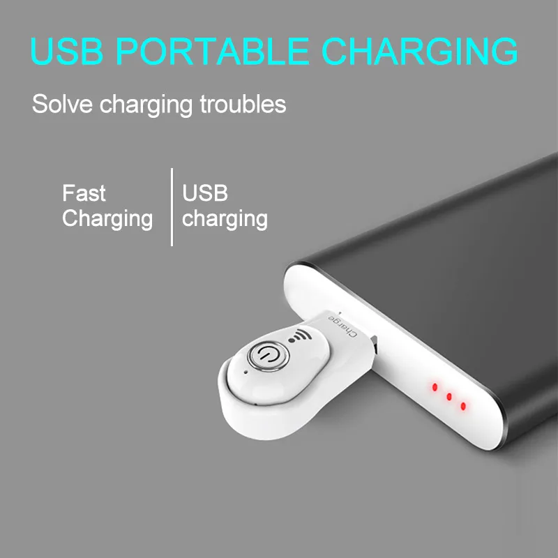 ANBES USB Bluetooth 5 0 водонепроницаемые наушники мини беспроводная гарнитура стерео