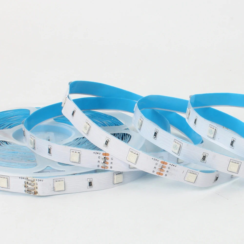 

New LED Strip Light RGB 5050 SMD Flexible Ribbon fita led light strip RGB 10M 30leds/M NO Waterproof Bare board DC 24V