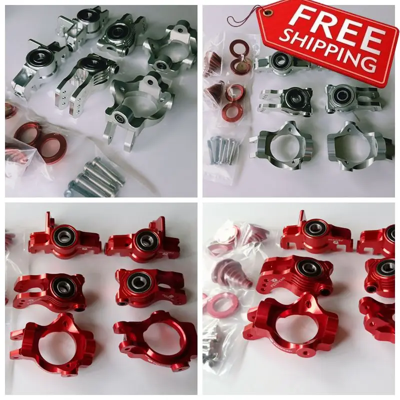 Кронштейн ступицы рулевого колеса и заднего для LOSI 5IVE-T V1.0 V2.0 Rovan LT KMX2 DTT | Игрушки