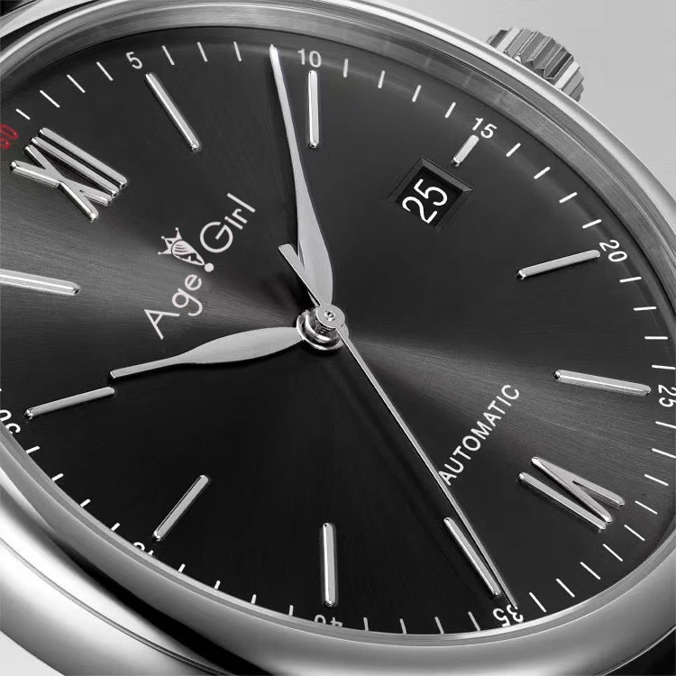 

Luxury New Automatic Mechanical Men Watches Stainless Steel Sapphire Silver Leather Black Brown Watch 40mm AAA+ Sports