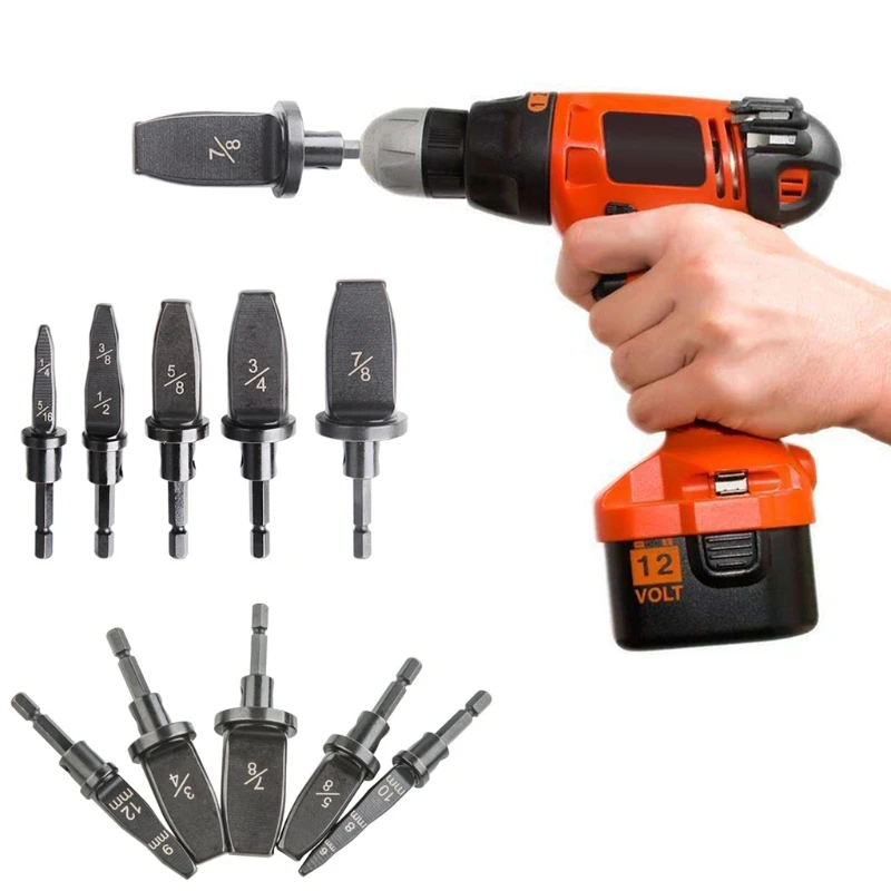 

Copper Pipe Swaging Tool Cross Screwdriver Drill Bit Aluminum Tube Expander Accessory