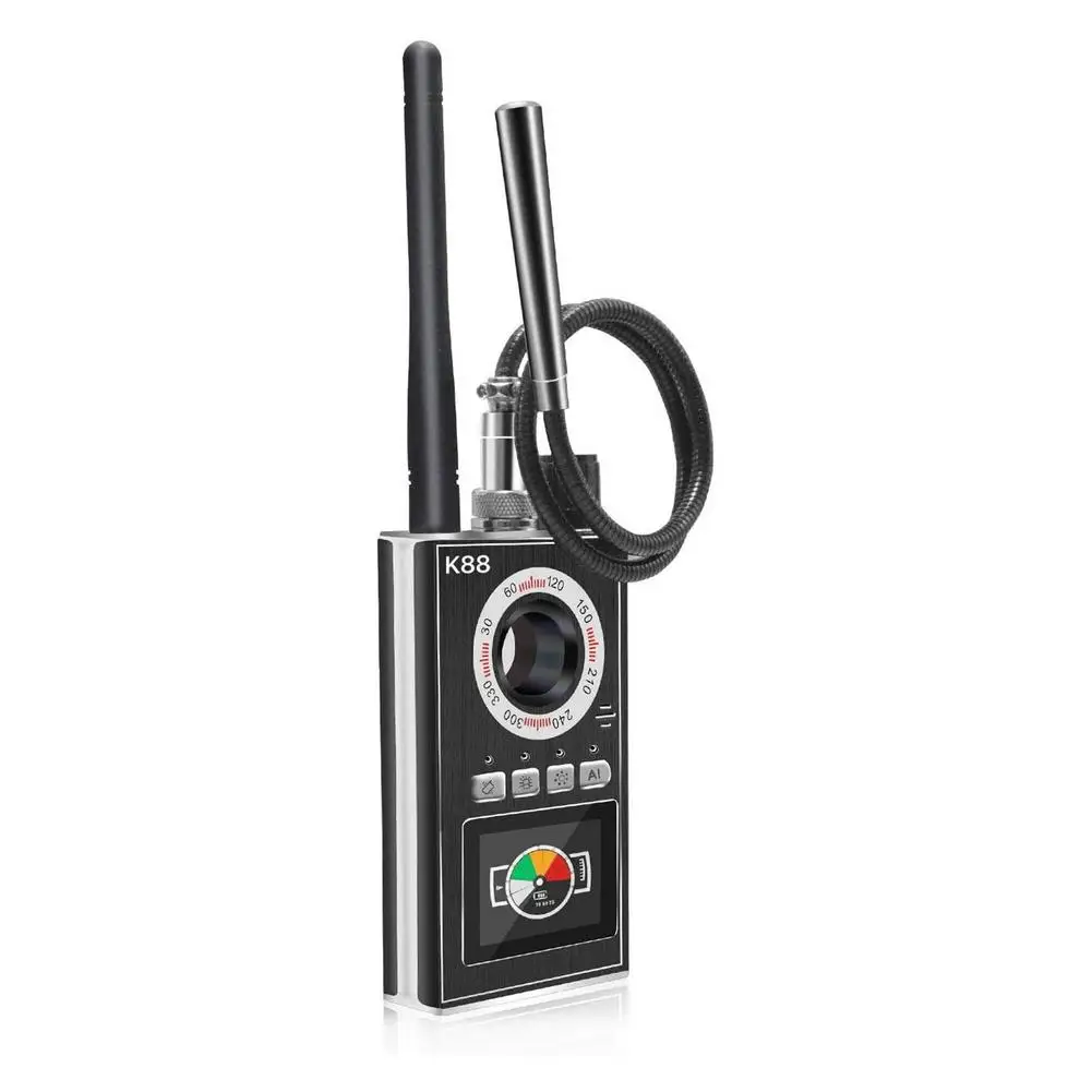 

Многофункциональный антишпионский детектор с камерой GSM аудио детектор GPS Сигнальный объектив радиочастотный трекер