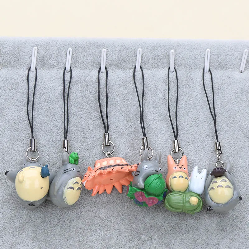 12 шт./компл. аниме фильм Мой сосед Тоторо ремешок для сотового телефона