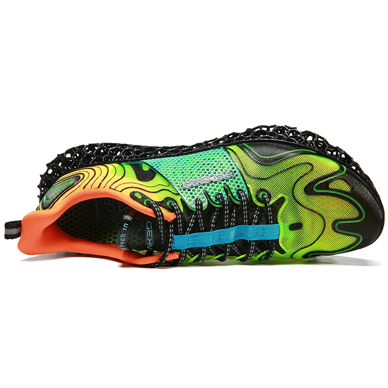 Мужская обувь с 3D принтом Модная повседневная Смешанные цвета Трендовая