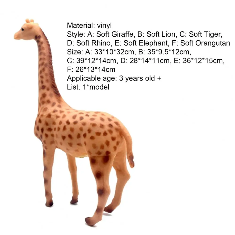 

Elephant Model Exquisite Craftsmanship Wear-resistant Medium Sized Novelty Animals Model For Home