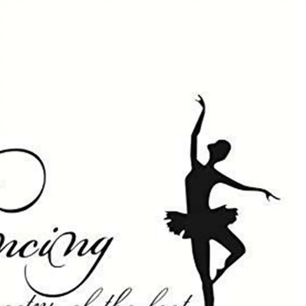 Танцы это стихи виниловые настенные наклейки с цитатами предложения домашний