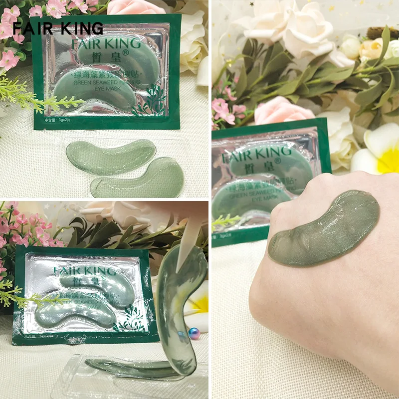 FAIR KING Red Женьшень/коллаген водорослевый кристалл маска для глаз патчи ухода за