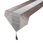 Дорожка для стола, 32x180 см, серая фланелевая, для свадебной вечеринки, Рождества, украшение скатерти.скатерть на столскатерть на стол