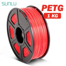 SUNLU PETG Filament 1.75mm For 3D Printer PETG 3D Filament 1KG with Spool Good Toughness 3D Printing Materials