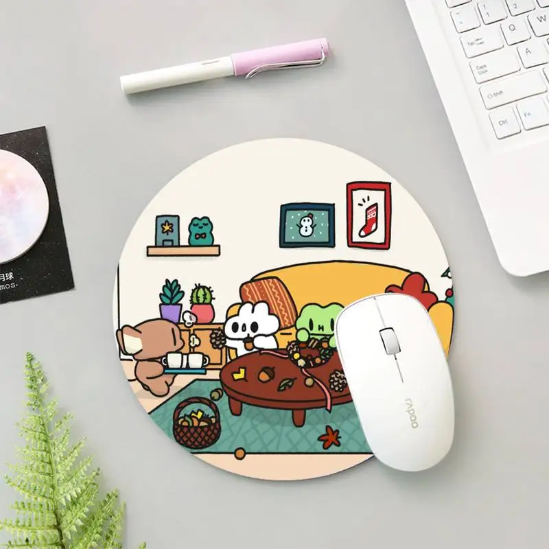 

Hot Selling Little animals' holiday Mouse Pad PC Laptop Gamer Mousepad Anime Antislip Mat Keyboard Desk Mat For Overwatch/CS GO