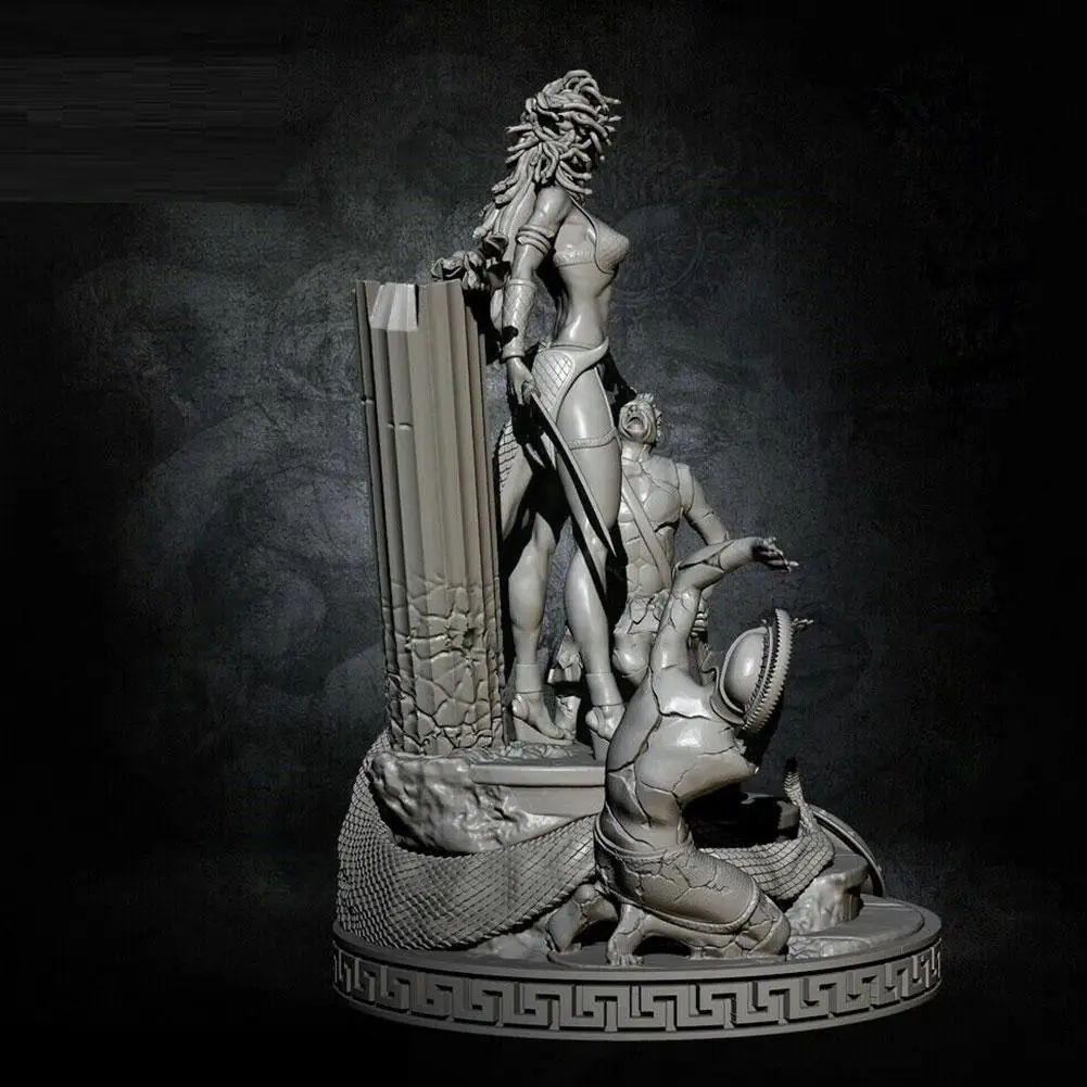 1:32 Scale Resin Figure Unpainted Model Kit Unassambled Queen Collect Medusa Q6h7 | Игрушки и хобби