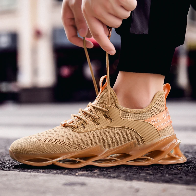 PULOMIES Summer Shoes Men Running Sports Lace-up Scale Sneakers Chunky Platform Casual 39 | Обувь