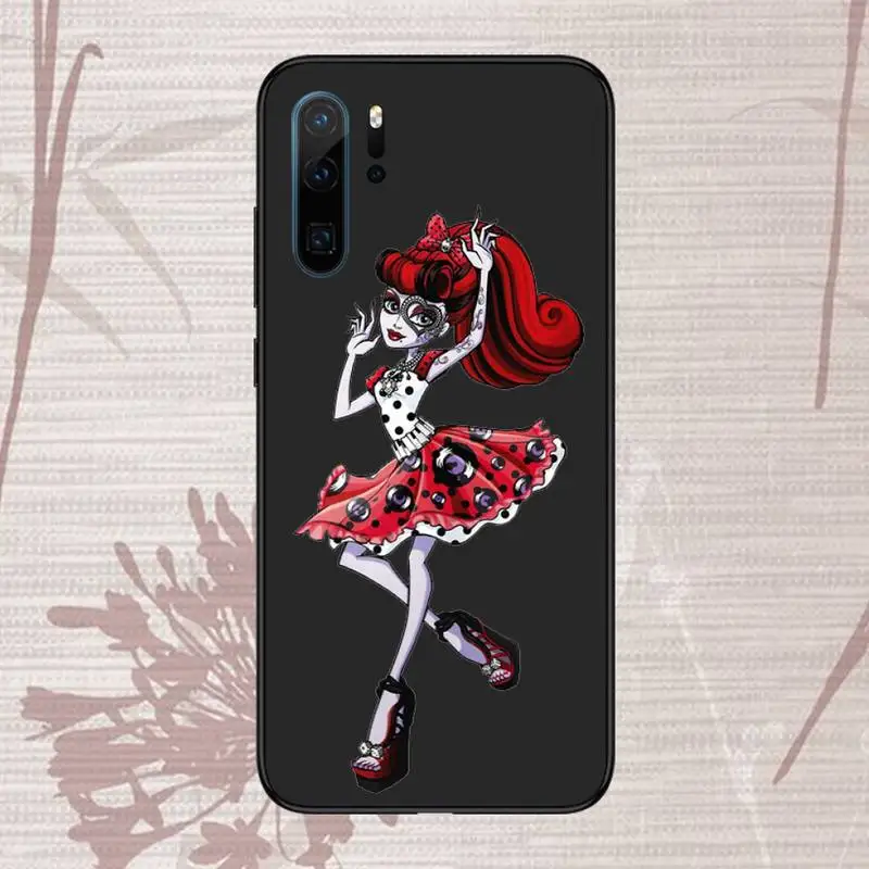 

FHNBLJ Monster High Luxury Phone Case For Huawei honor Mate P 9 10 20 30 40 Pro 10i 7 8 a x Lite nova 5t
