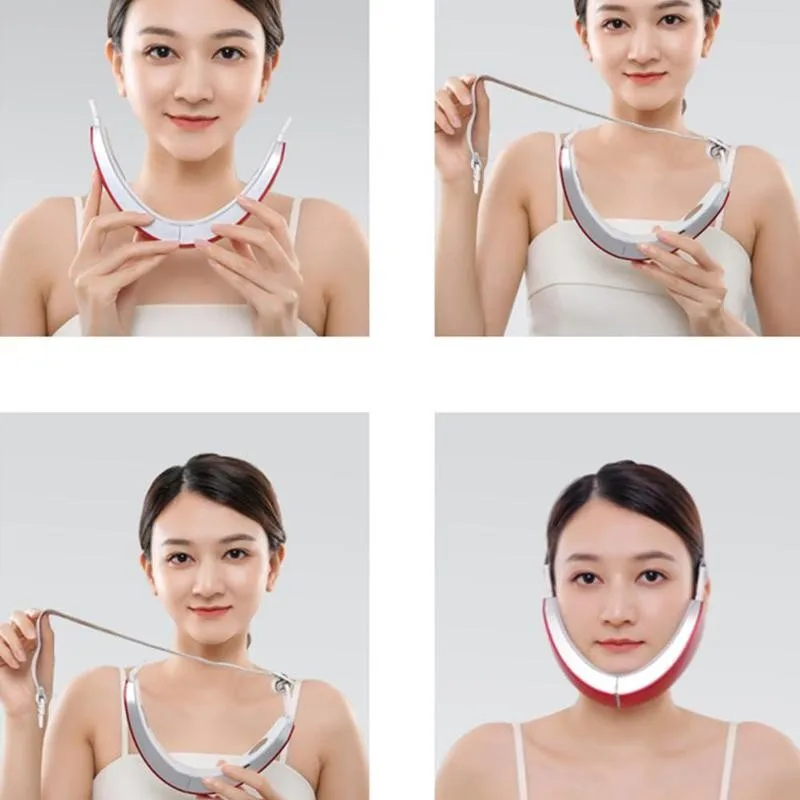 

New LED Photon Light Therapy V Face Massager Lifting Slimming Anti Aging V Face Double Chin Reducer Beauty Equipment