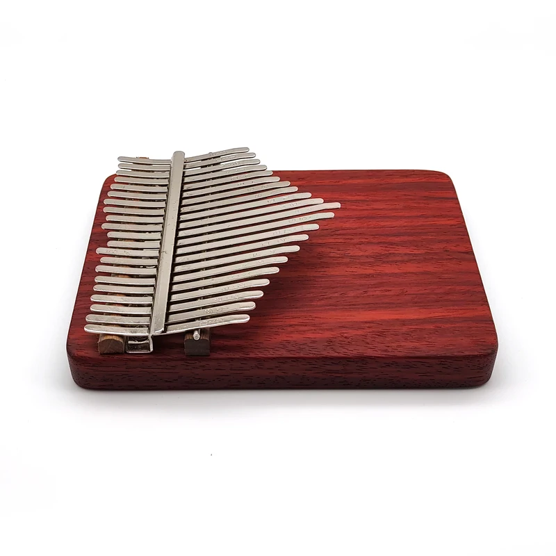100% Handmade Kalimba 21 Key Keyboard Thumb Piano Padauk Wood Flat Board Calimba Finger Keys Musical Instruments