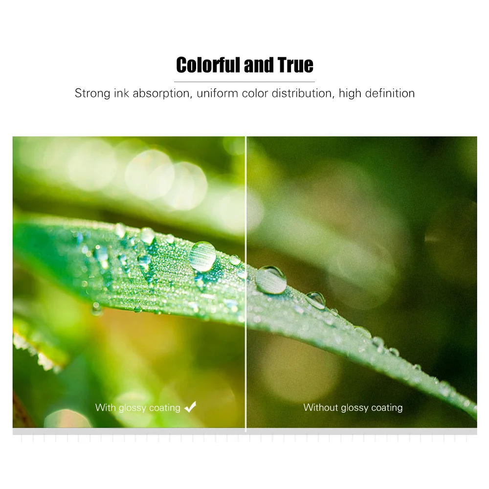 Глянцевая фотобумага 100 листов г/кв. М водостойкая цветная печать с покрытием для