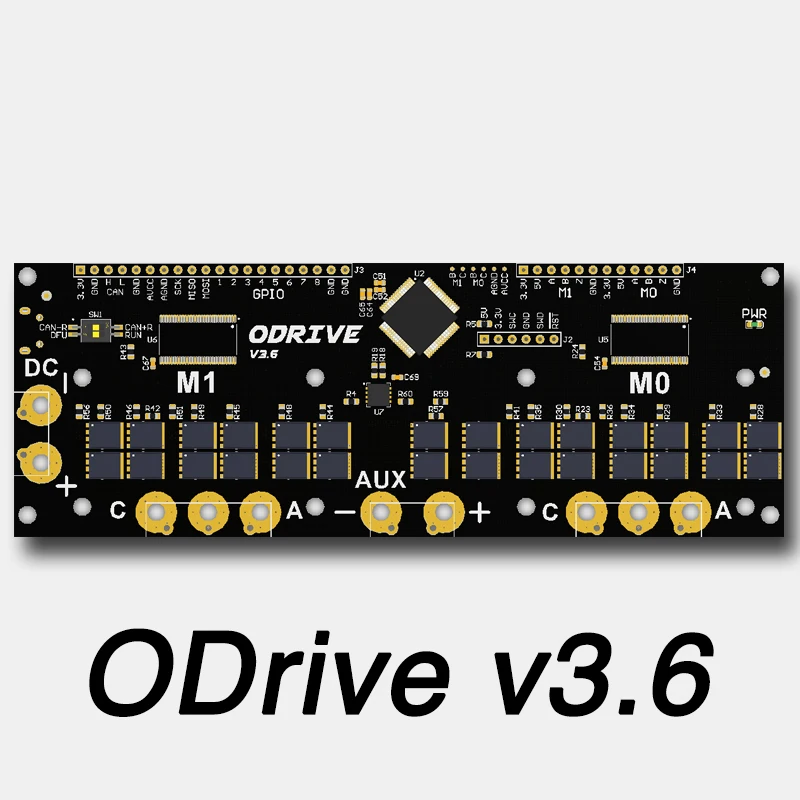 Контроллер ODrive3.6 FOC BLDC AGV с сервоприводом и двойным мотором макетная плата высокой
