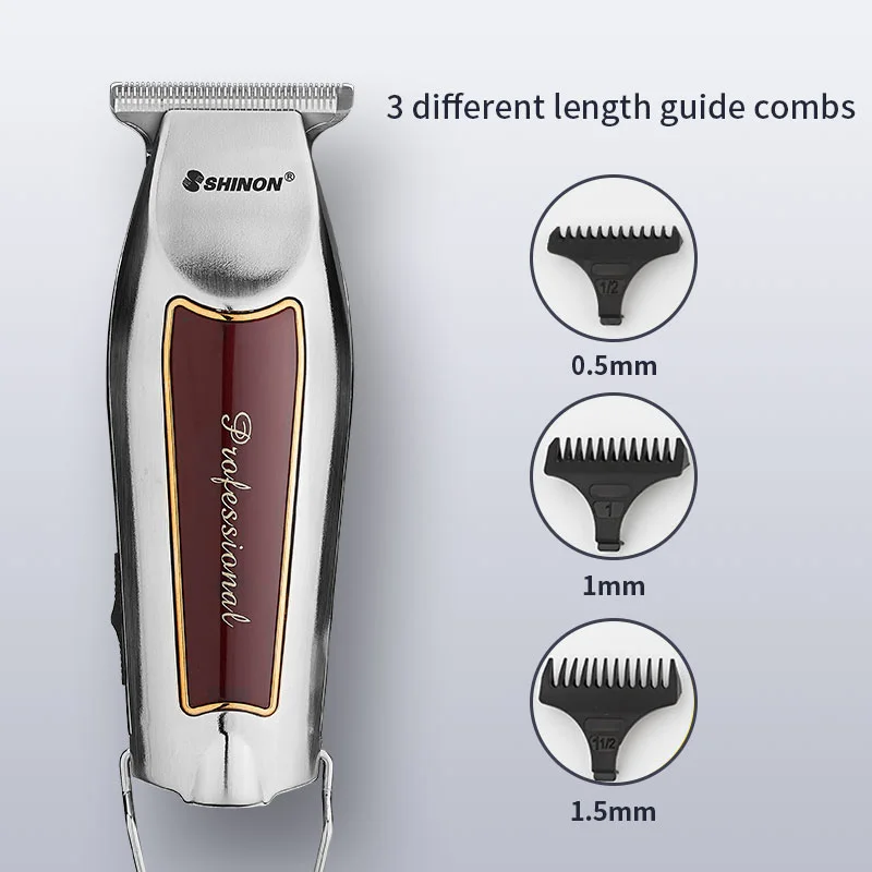 Professional hair trimmer men clipper beard electric cutting finishing edge lining outlines barber shop | Бытовая техника