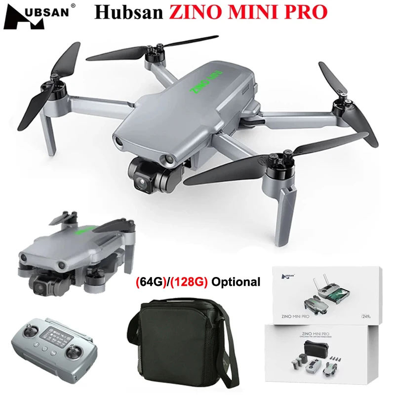 

Hubsan ZINO MINI PRO Drone 249g GPS 5G WiFi 10KM FPV with 4K 30FPS Camera 3-Axis Gimbal 3D Obstacle Sensing 40mins Flight Time