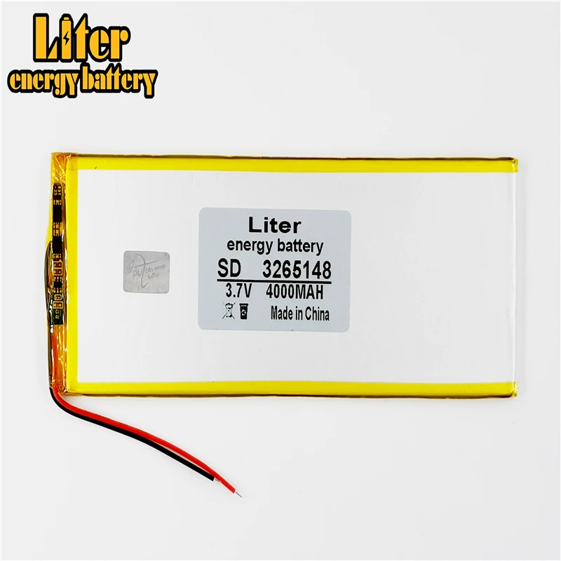 Chi для hi8 3265148 4000mah полимерная литиевая батарея 3 7 V таблетки|Батареи MP3/MP4 плееров| |