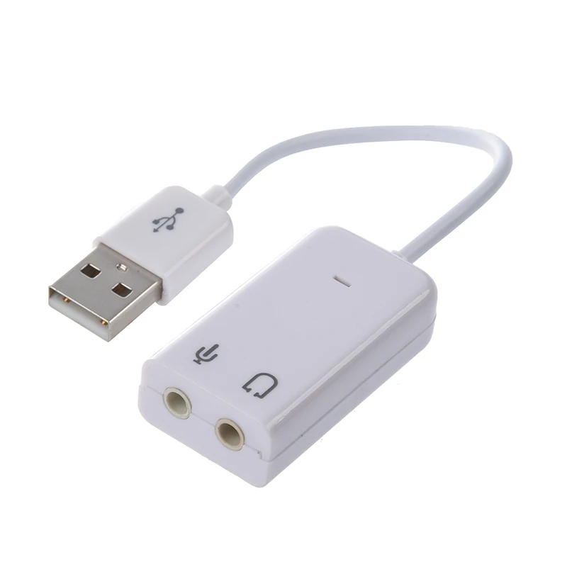 3 5 мм микрофон наушники разъем USB 2 0 Звуковая карта Динамик аудио адаптер