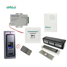Full Access Control Kits Standalone Metal Case Door lock Biometric Fingerprint Access Control system use Home Building office