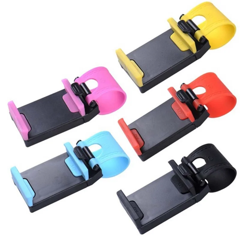 car steering wheel phone holder universal car gps navigation bracket convenient auto stand for xiaomi iphone samsung free global shipping