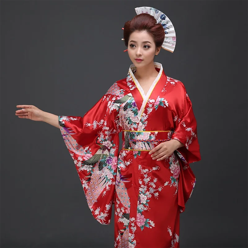 

Traditional Japanese Kimonos Costume Geisha Cosplay Obi Yukata Kimono For Karate Female Haori Kimono Dress Yukata Women FF2297