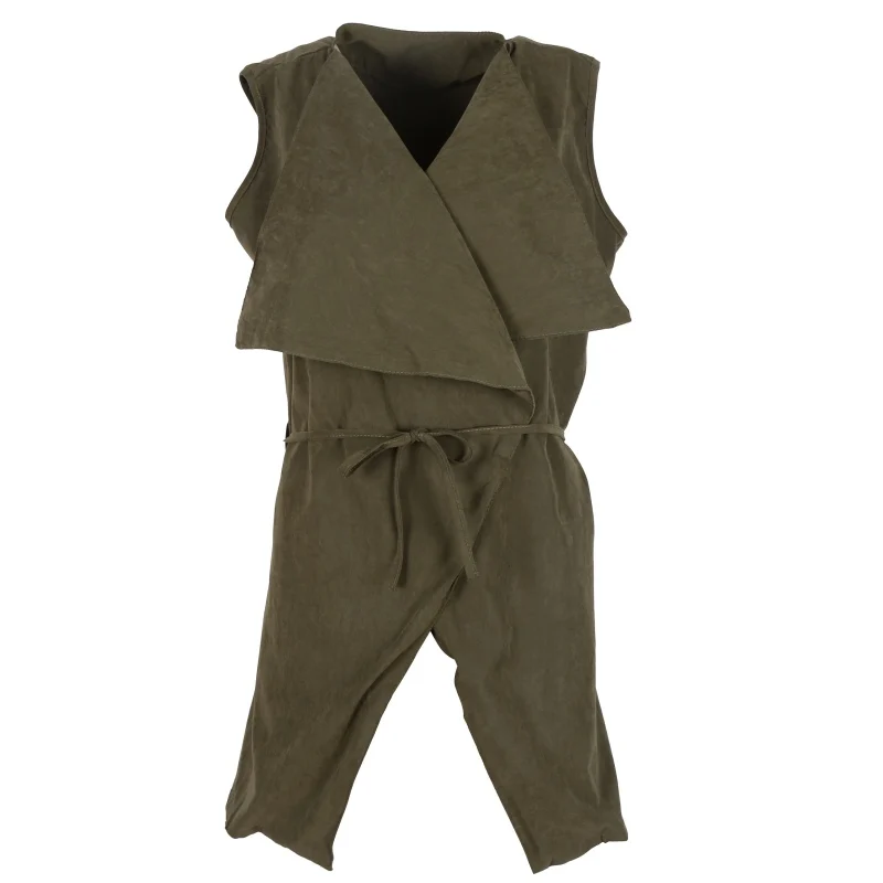 

X High Quality Women Solid Coat Sleeveless Waterfall Long Cardigan Jacket Windbreak Cape Coat