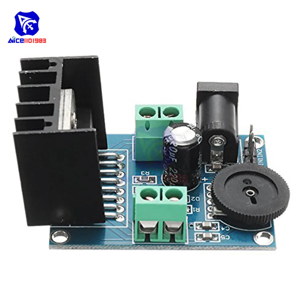 Модуль аудио стереоусилителя diymore TDA7266 Плата Hi-Fi двухканальный модуль усилителя